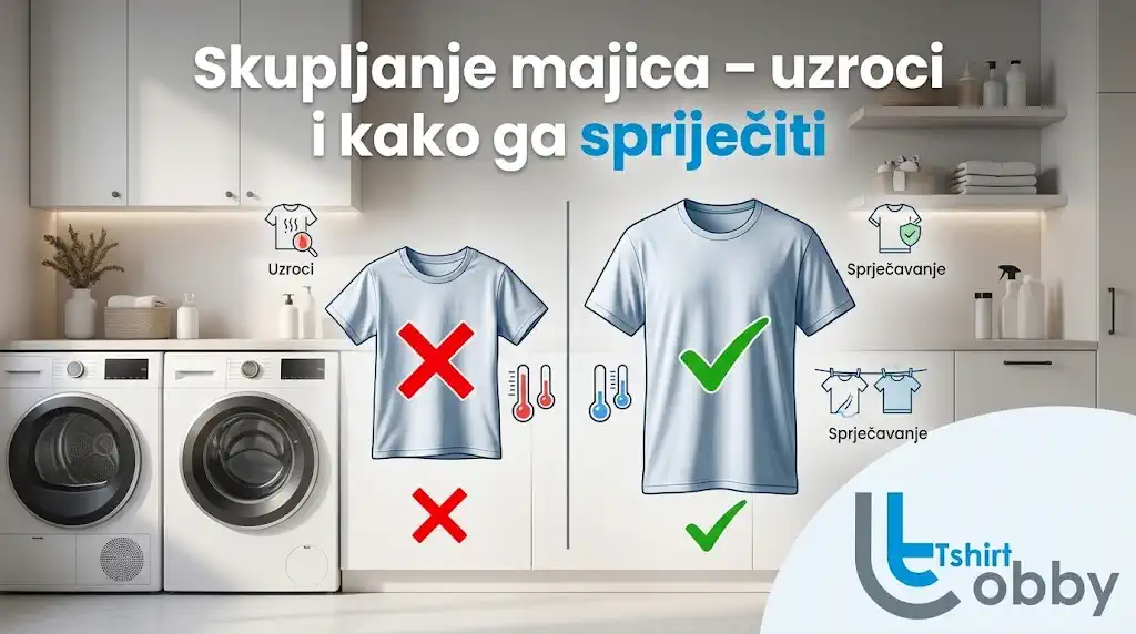 skupljanje majica nakon pranja i sušenja