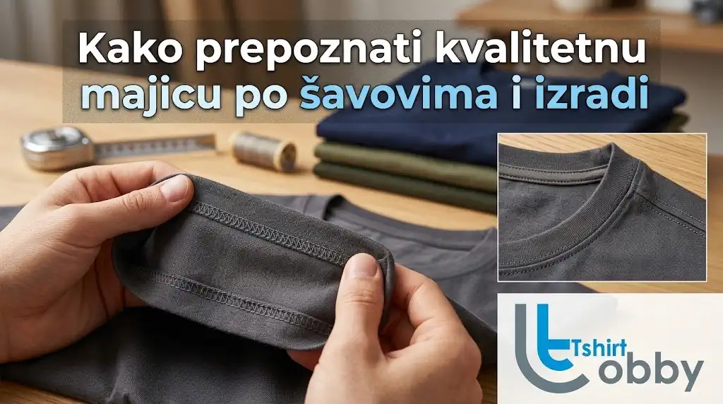 šavovi na majici i kvalitet izrade